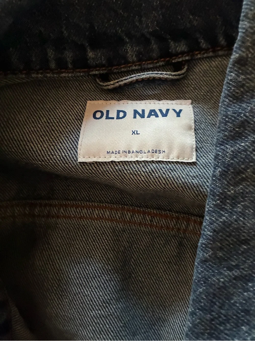Old Navy Men's Dark Blue Denim Jacket